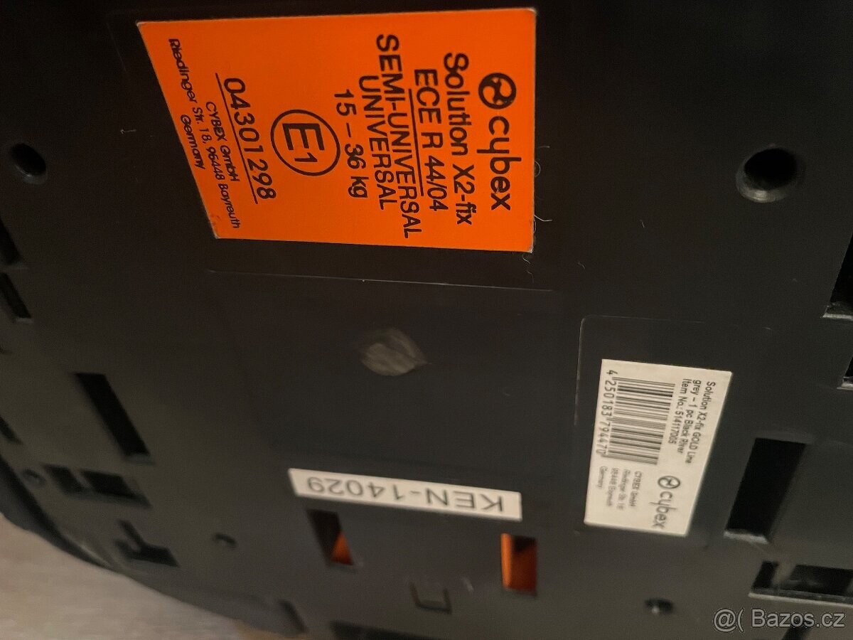 Autosedačka Cybex Solution x2-fix 15-36 kg - 8
