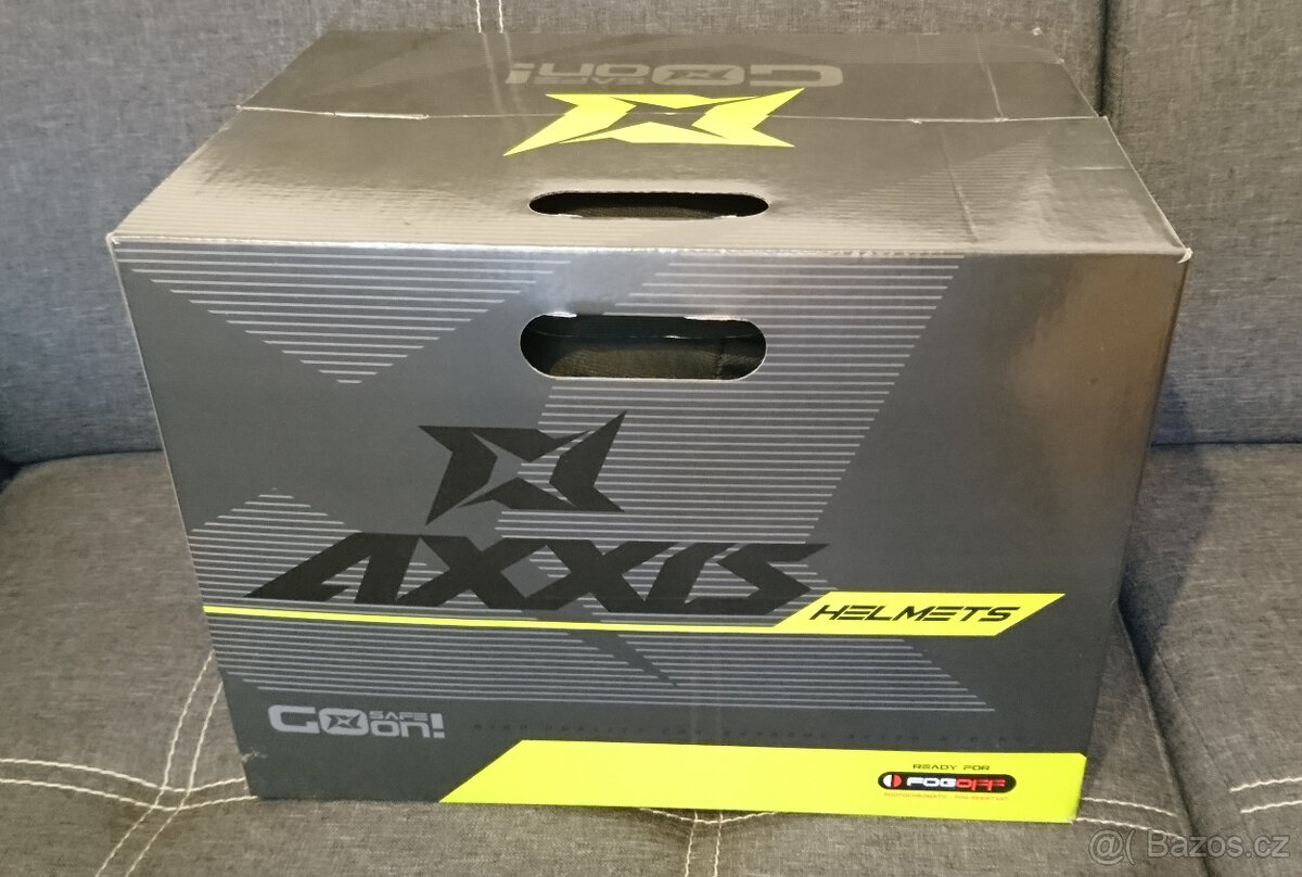 NOVÁ integrální moto helma AXXIS EAGLE SV velikost M - 8