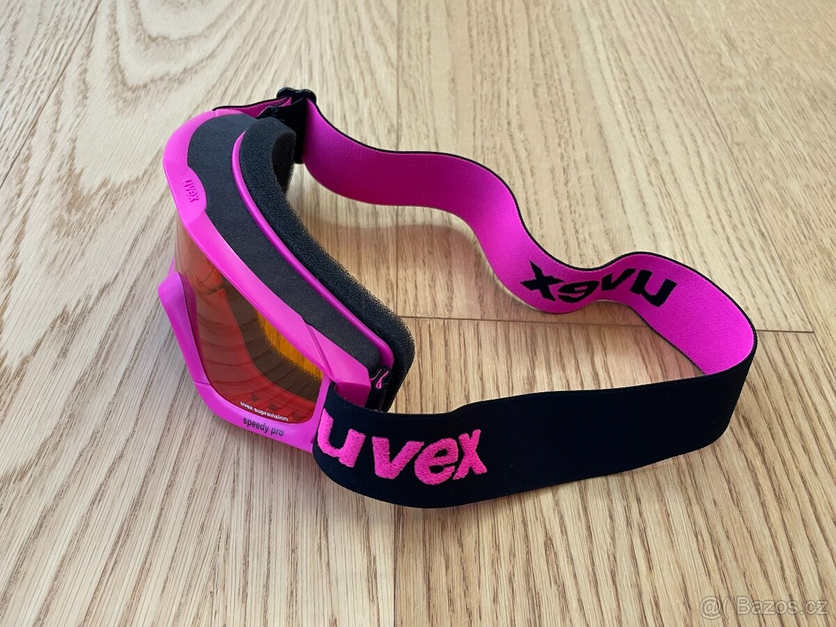 Dětská lyžařská přilba UVEX 46-51cm + brýle - 8