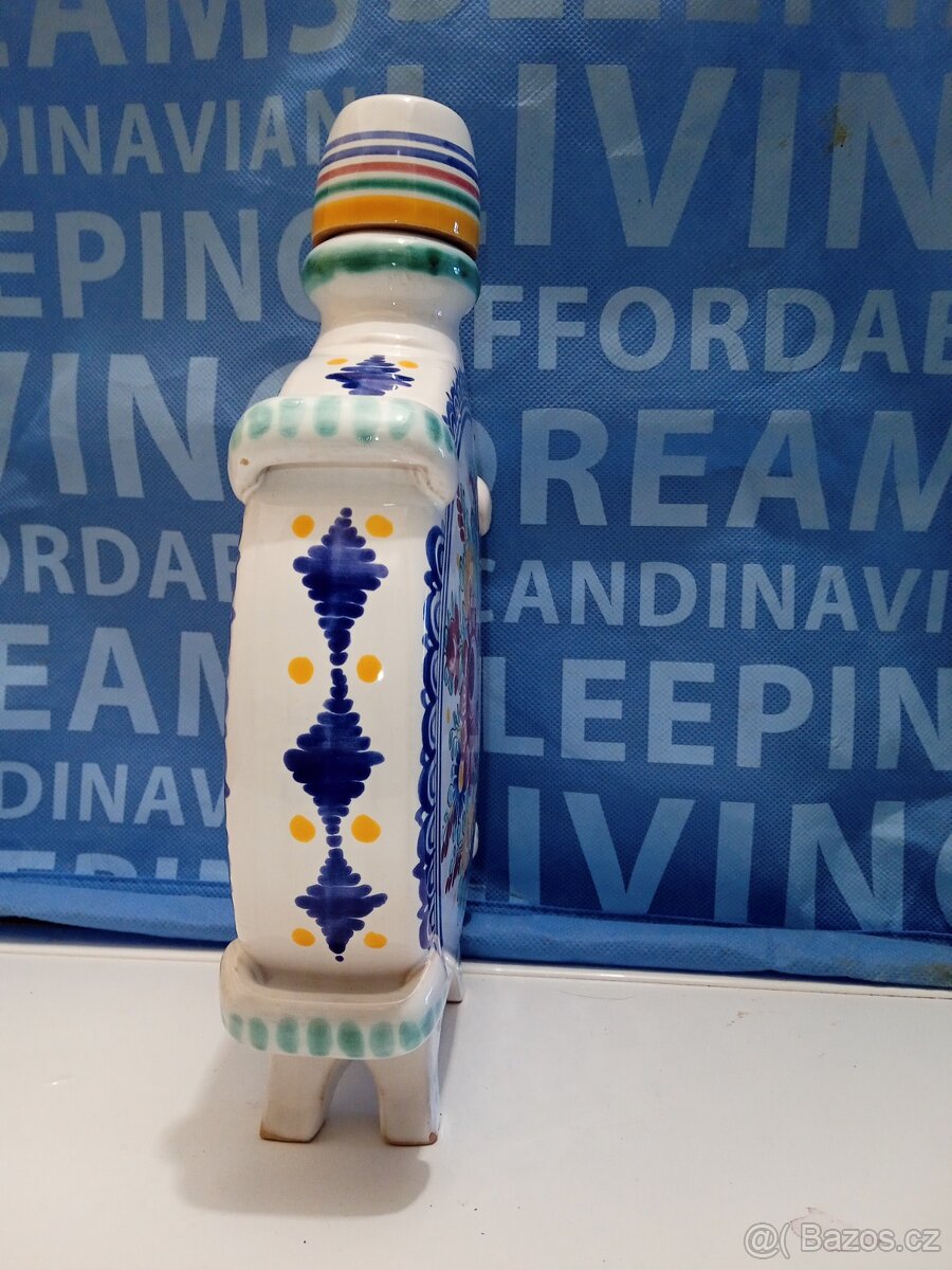 Fajánse keramika karafa, Dárek - 8