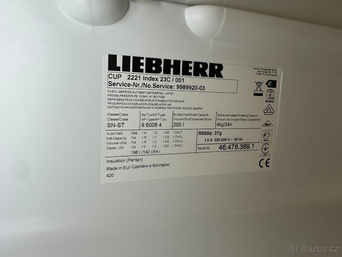 Lednice s mrazákem Liebherr (162) - 8