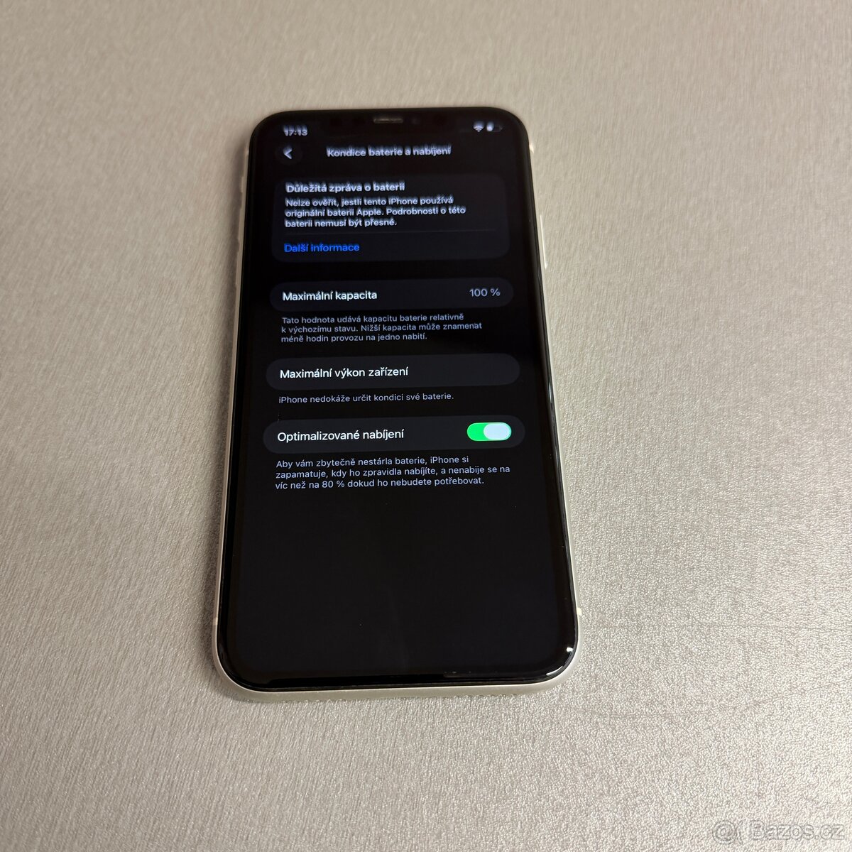 iPhone 11 64GB bílý, 100% baterie, rok záruka - 8
