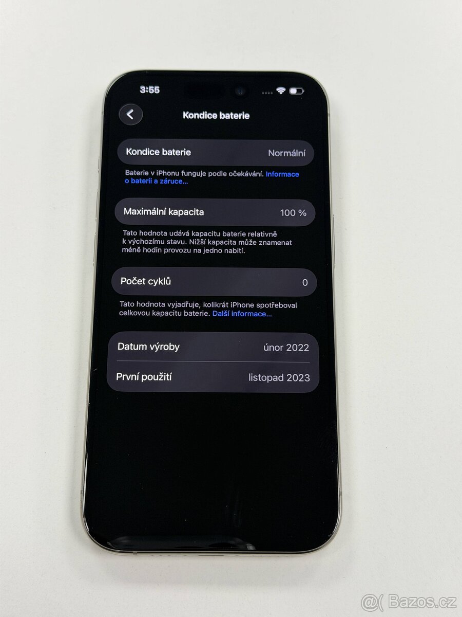 iPhone 15 Pro 256GB ✅ 100% BATERIE - 8