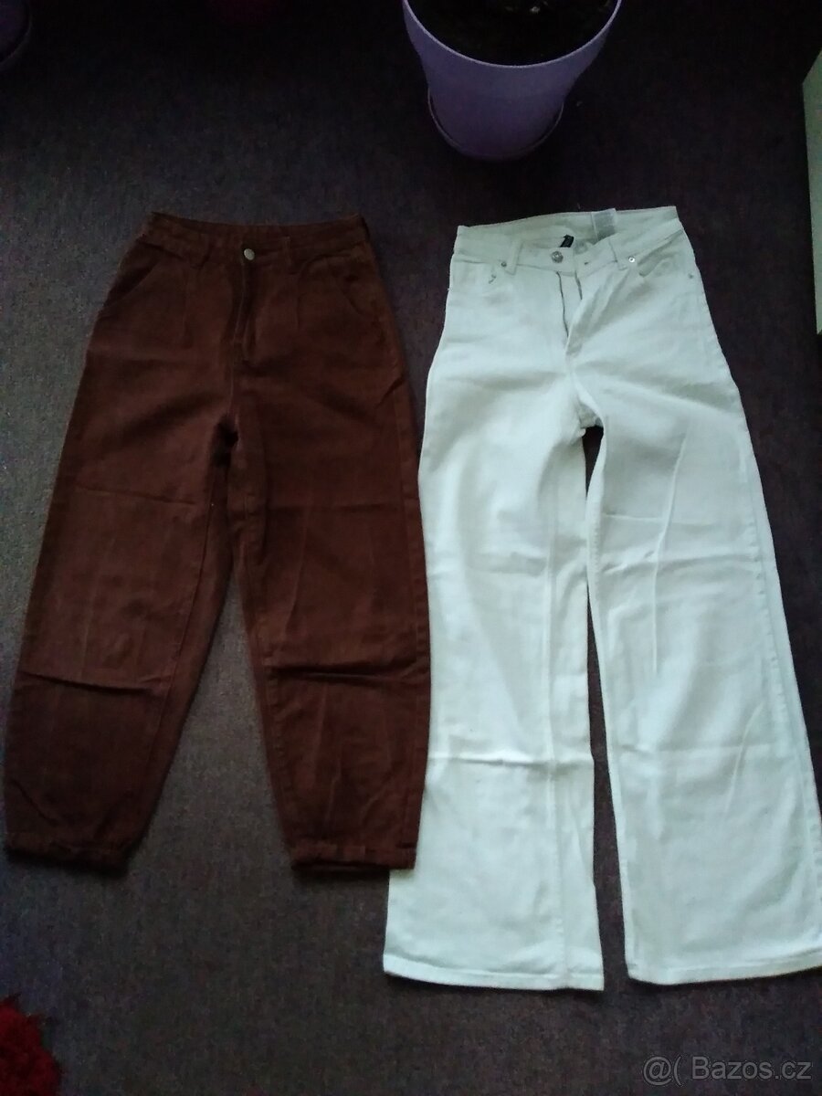 Dámské džíny modré na štíhlou postavu. - 8