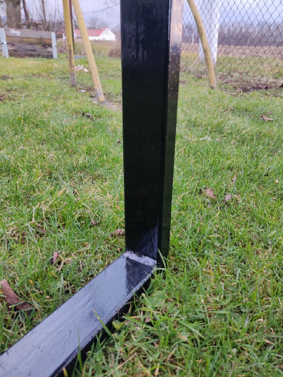 Lavice interier/exterier dřevo dub nohy kov - 8