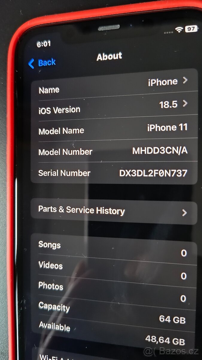IPHONE 11 Red 64 GB - 8