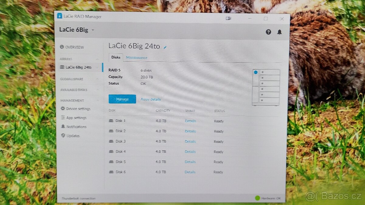 NAS LaCie 6Big Thunderbolt3 24TB - 8