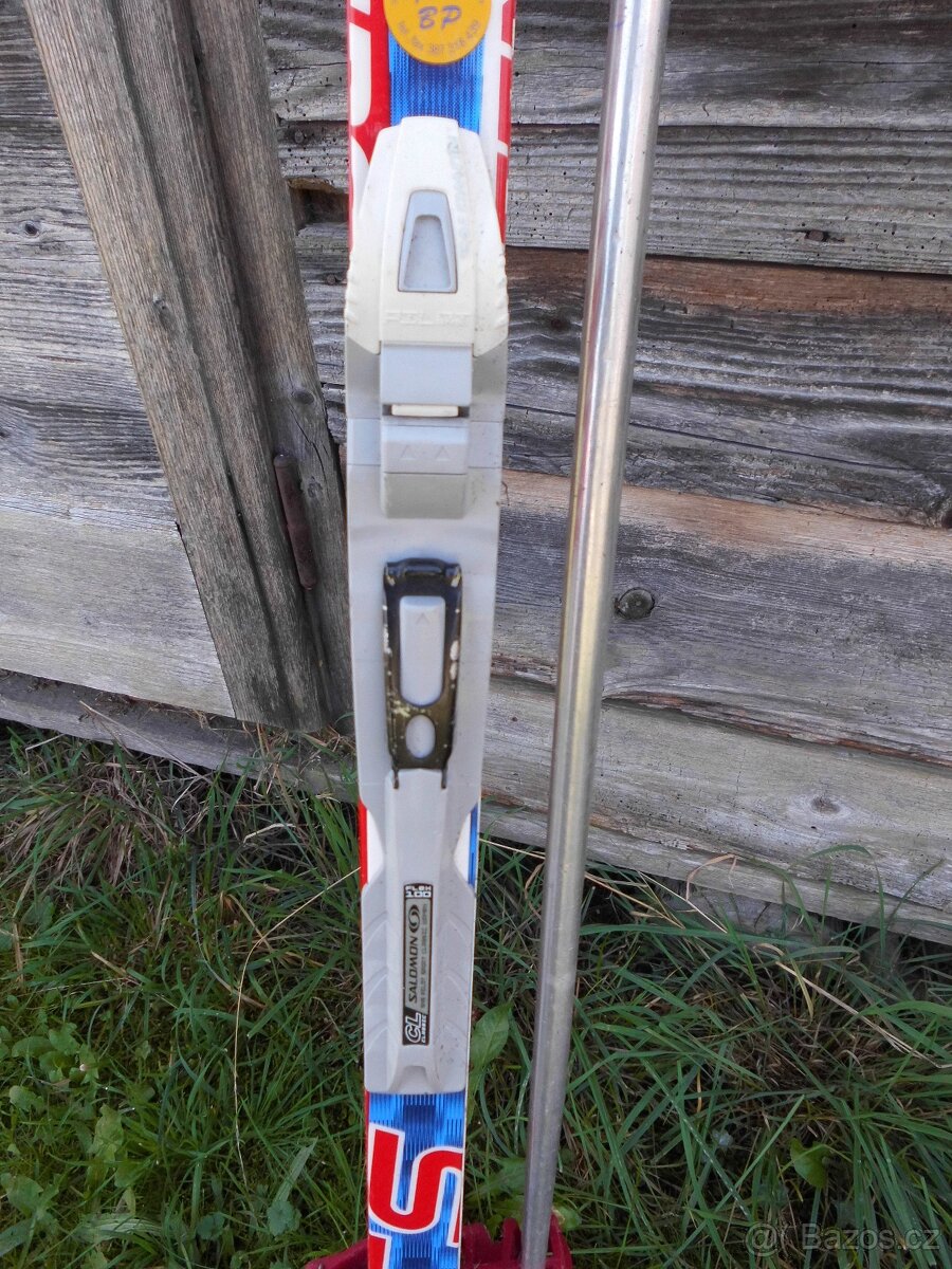 Lyže běžky, hole, boty. - 8