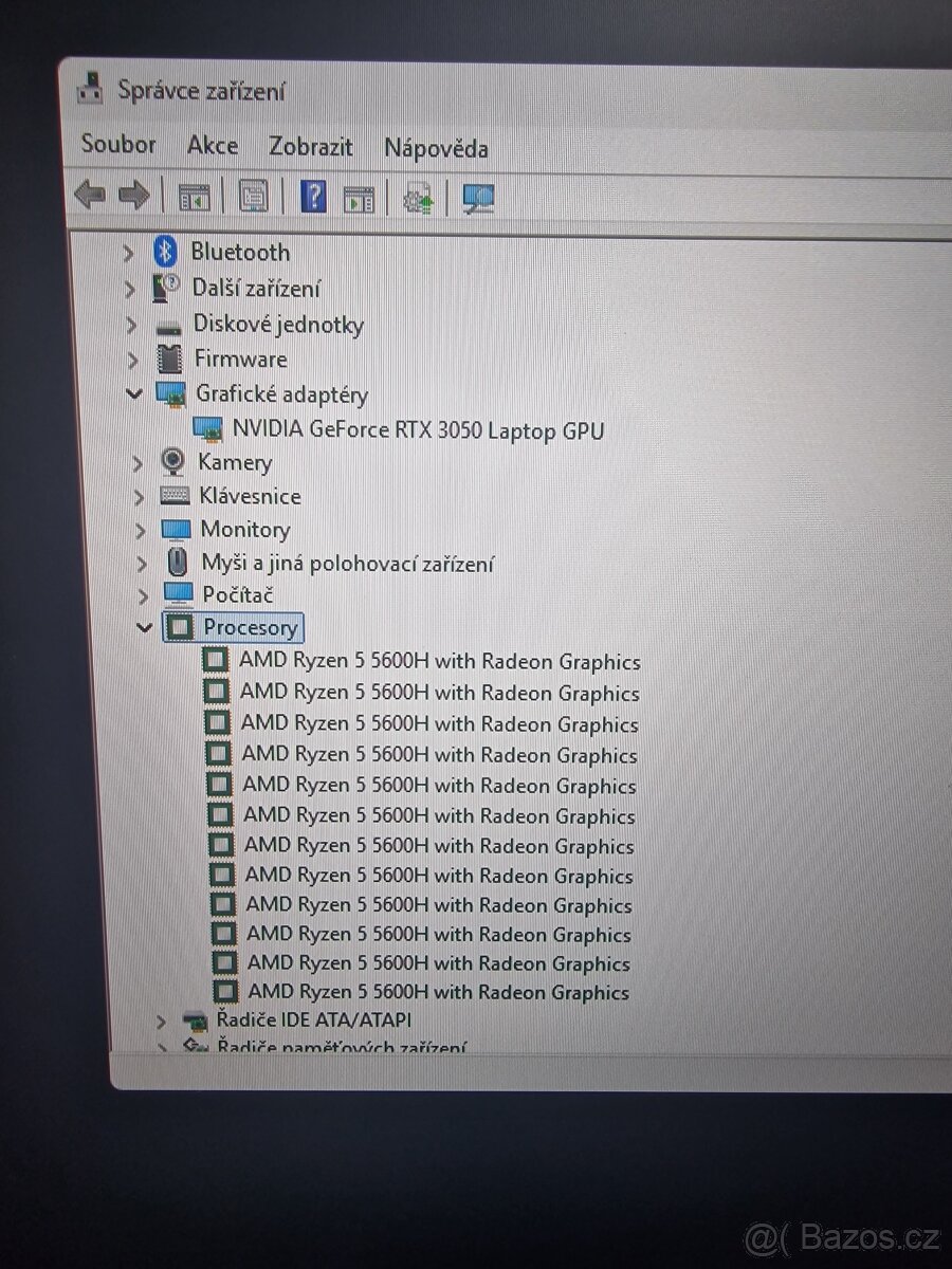 Lenovo Legion 5 • Ryzen 5 5600H • RTX 3050 • 16 GB RAM • 512 - 8