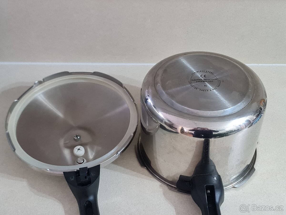 Tlakové hrnce - TEFAL 6L - 7,5L - 8