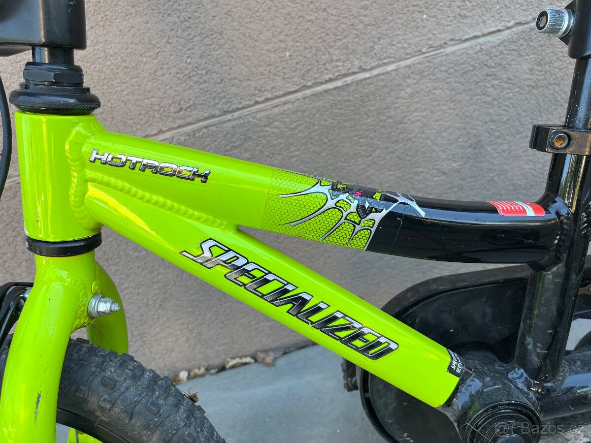 Dětské kolo Specialized Hotrock 12 s vodící tlačnou tyčí - 8