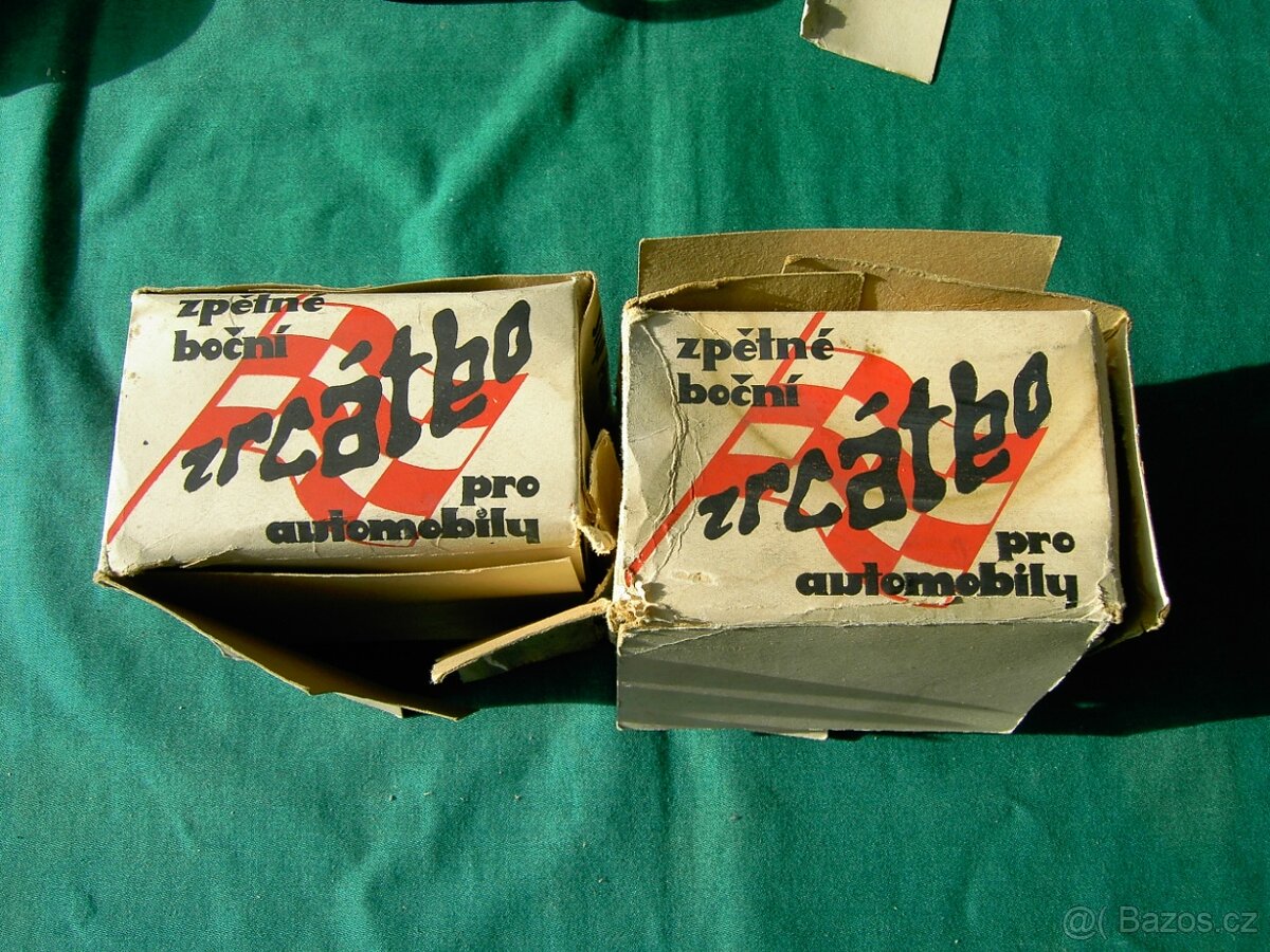 Zrcátka sportovní orig. dobová výroba ČSSR - ŠKODA apod. - 8