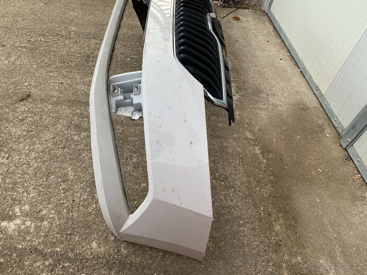 predni naraznik skoda fabia iii 3 fabie maska bily - 8