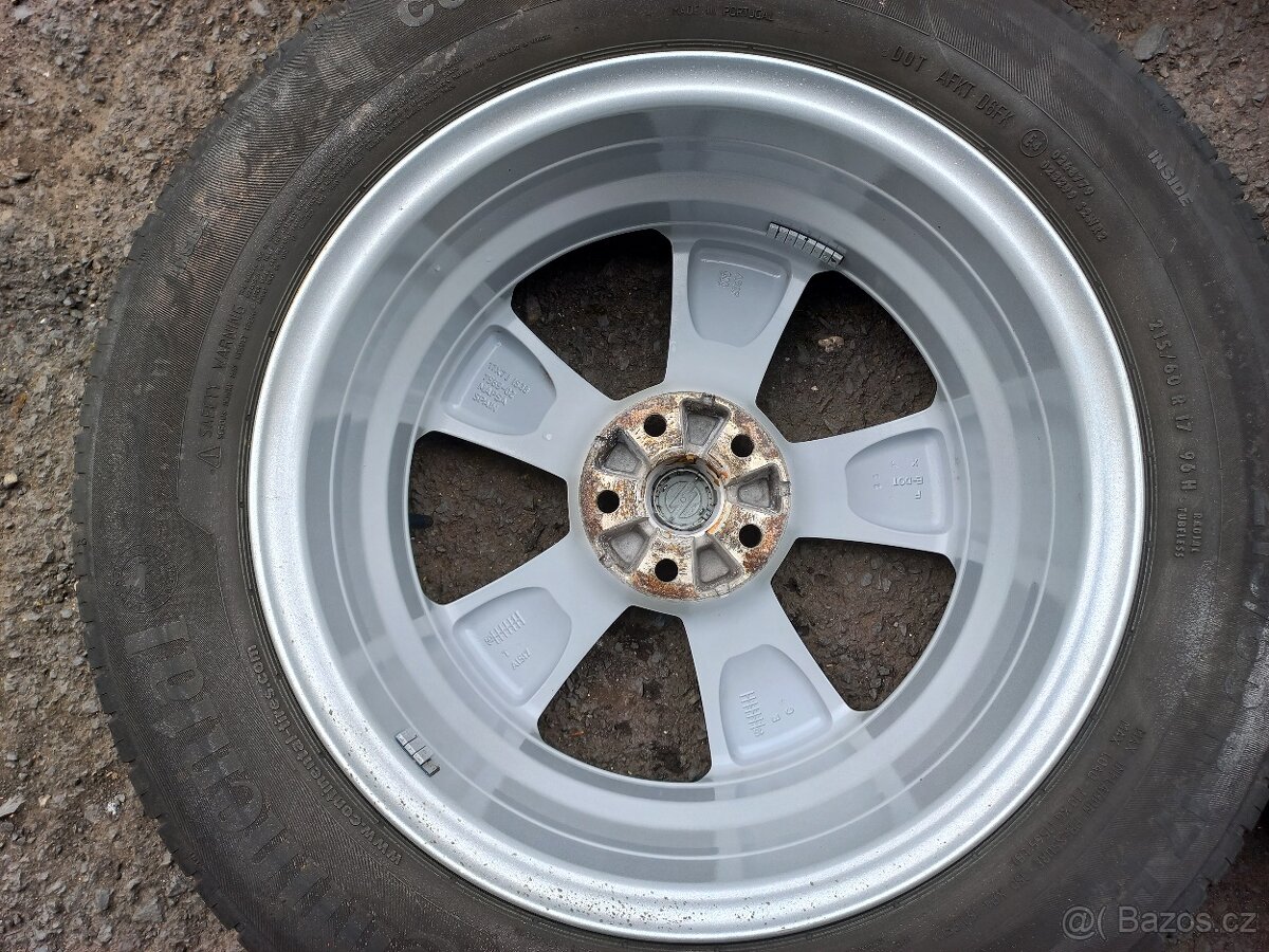 Sada Orig ALU kol Opel 215/60R17 letní - 8