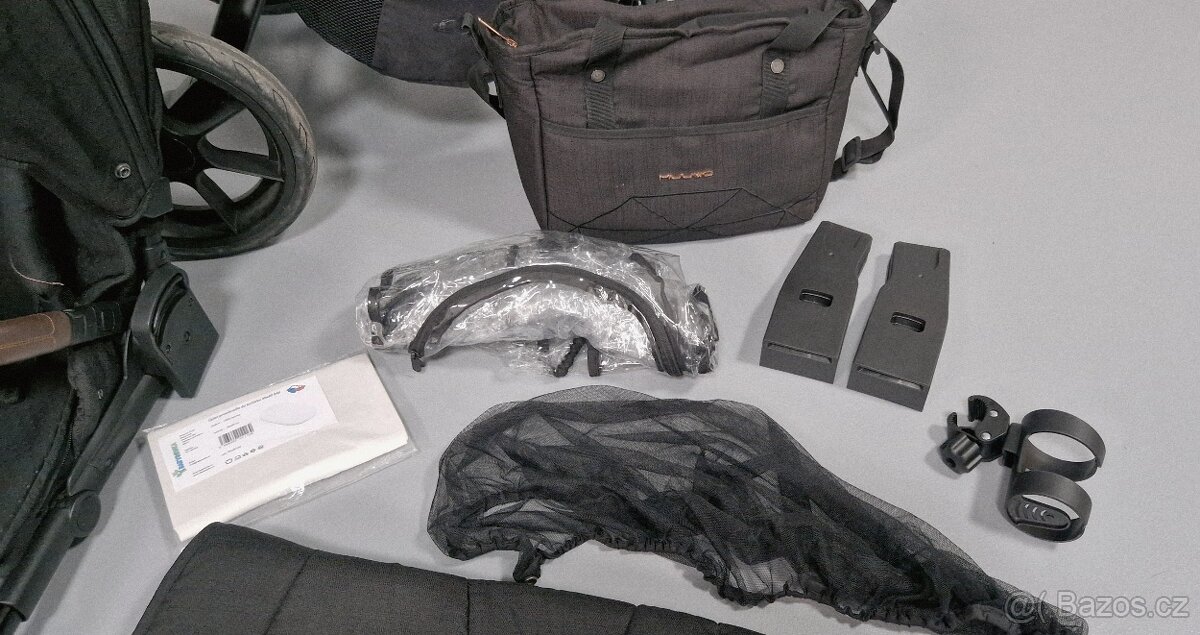 Kočárek 2v1, Muuvo Quick SE Sunset Black - 8