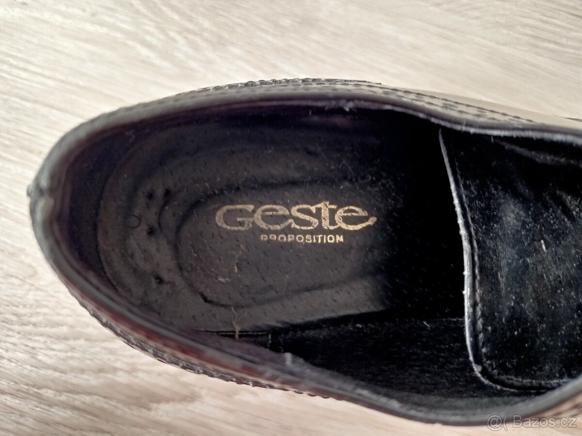 Dámské kožené boty zn. Geste, vel. 38 - 8