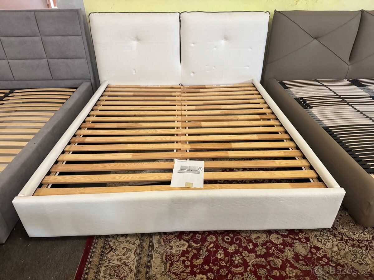 AKCE NOVÁ kožená Postel-letiště 180x200cm komplet - 8