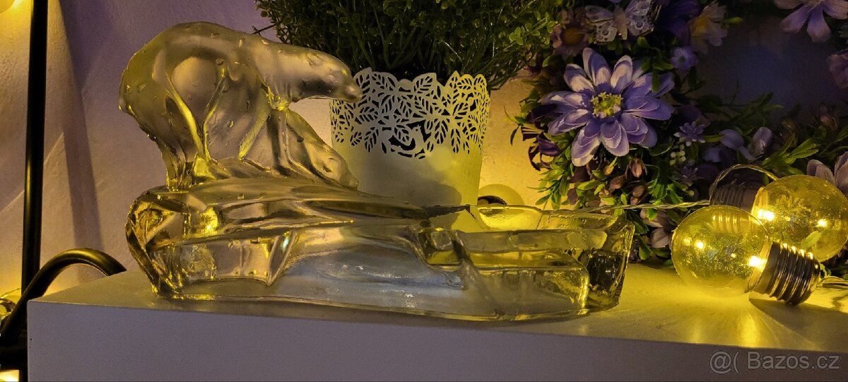 Skleněná dekorace miska - 8