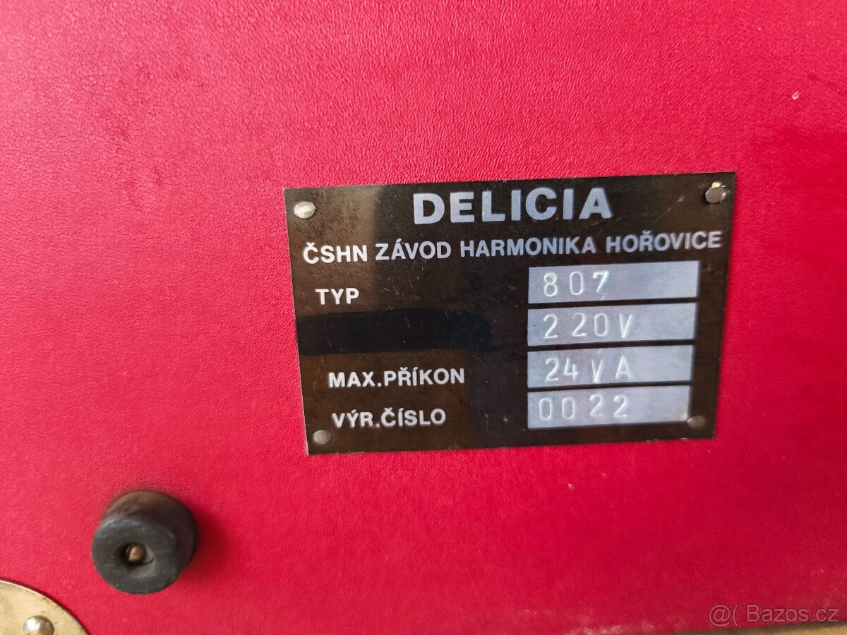 Prodám klávesy Delicia MINI typ 807 - 8