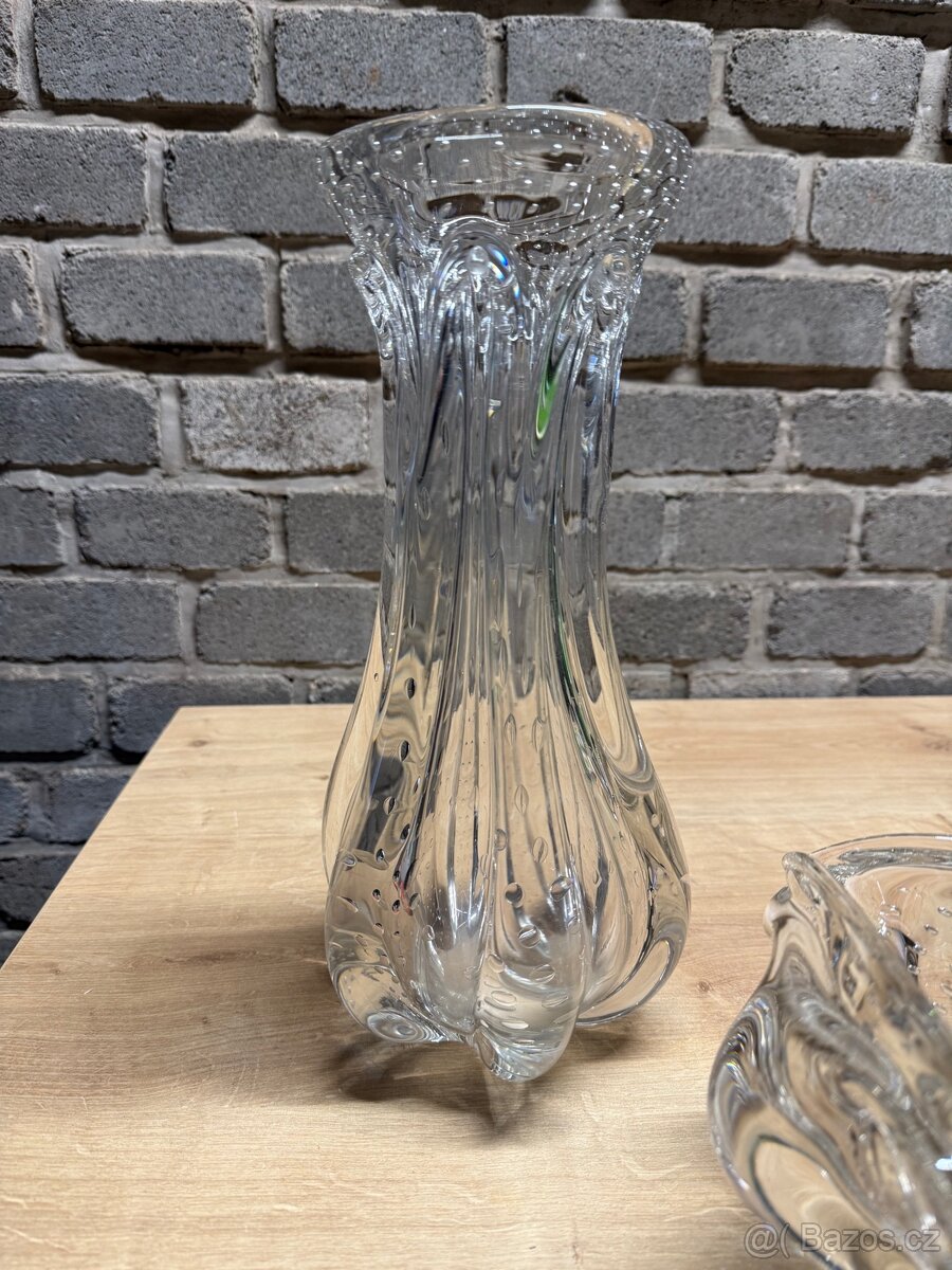 Hutní sklo s bublinkami – design Josef Hospodka - 8