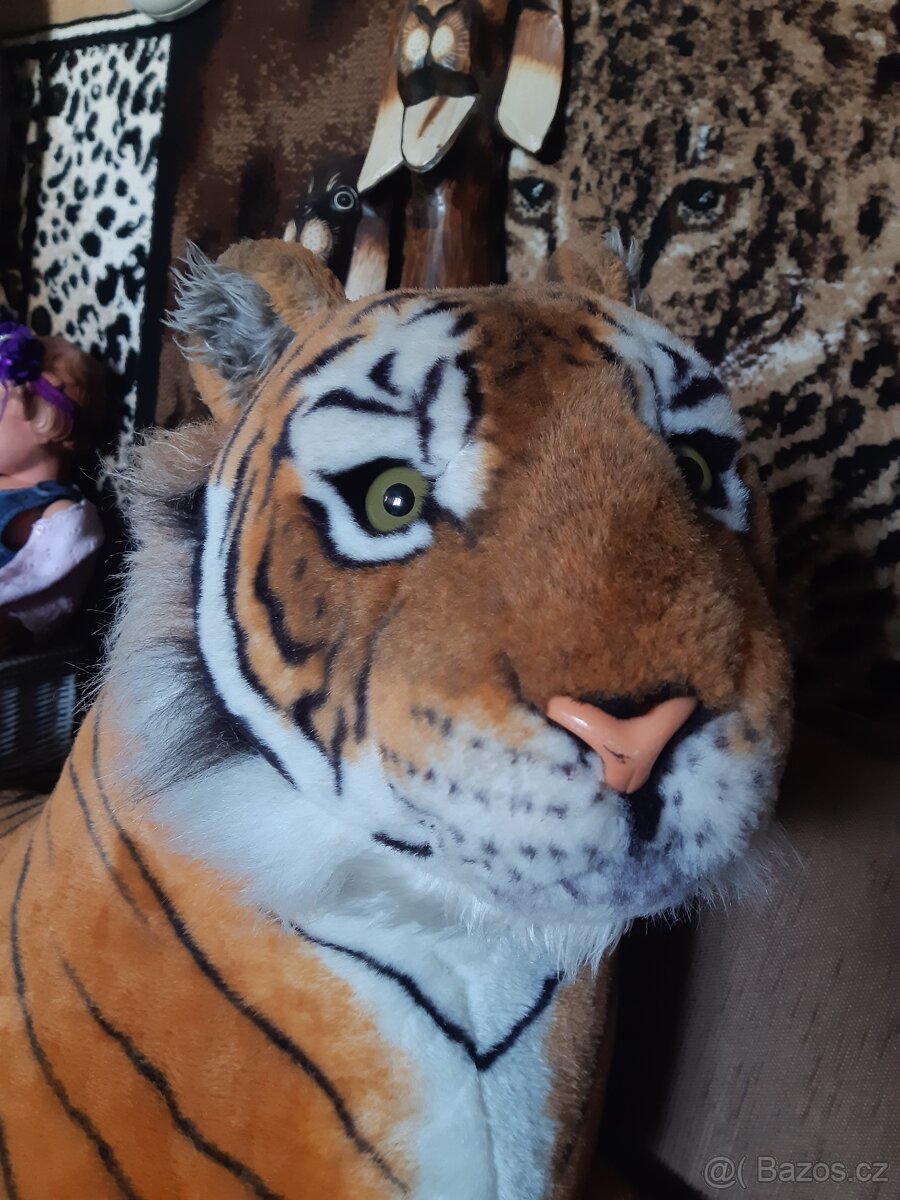 Obrovský plyšový tygr - 8