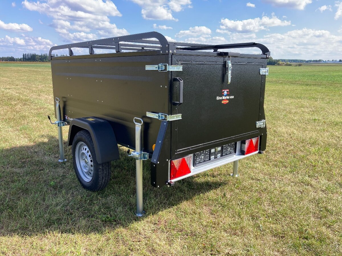 Přívěsný Vozík CAMPING Blackout s Nosičem na Stan Böckmann - 8