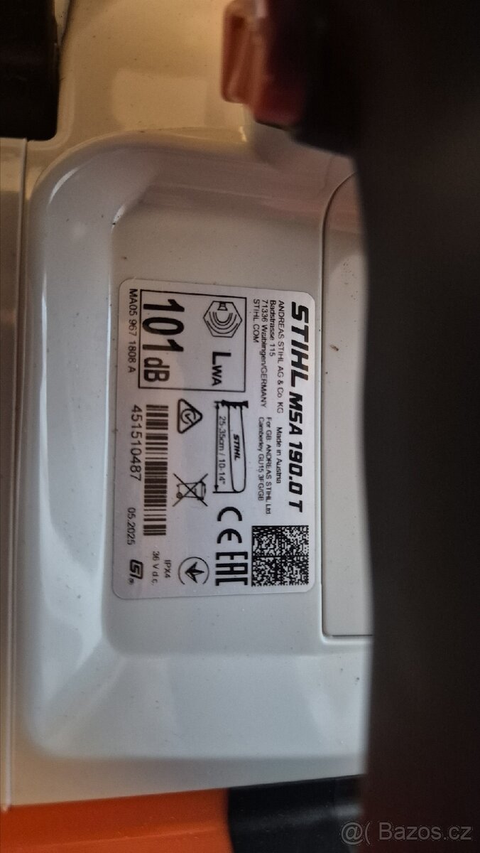 Stihl msa 190T Profi aku - 8