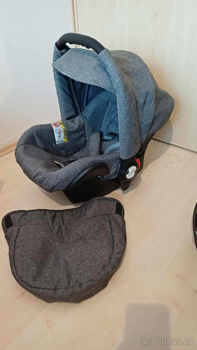 Detský kočík kombinovaný s vajíčkom - 8