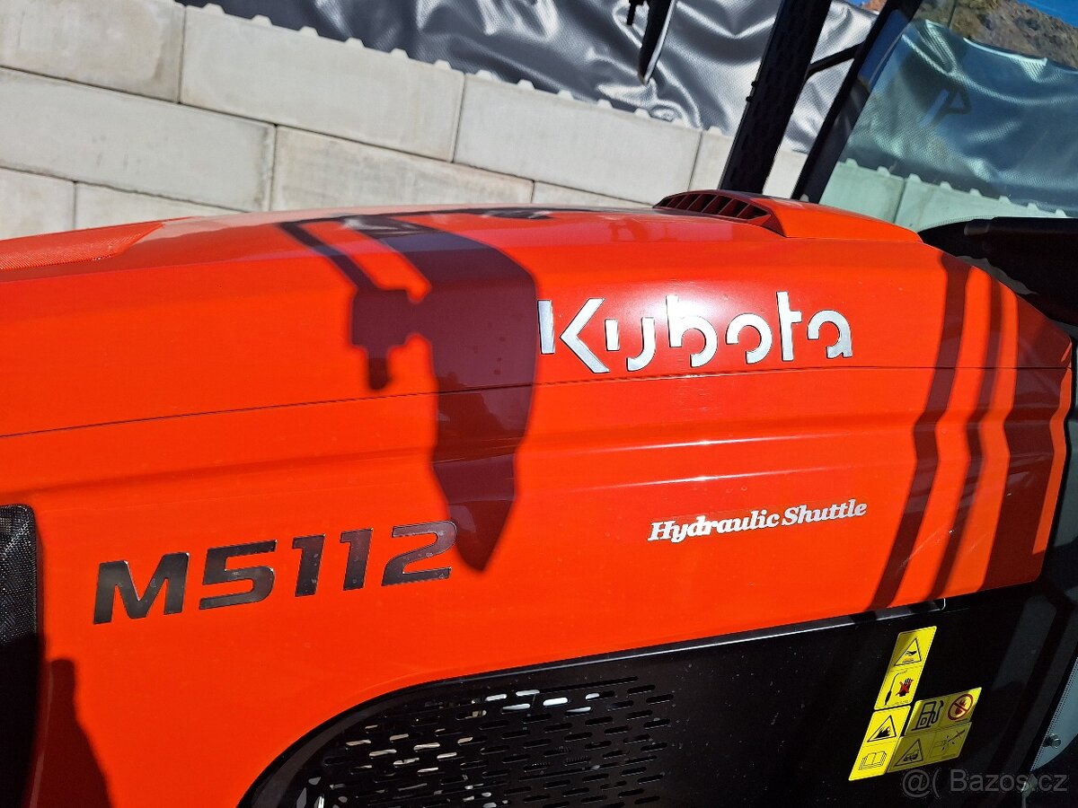 Traktor Kubota 5112 s radlicí - 8
