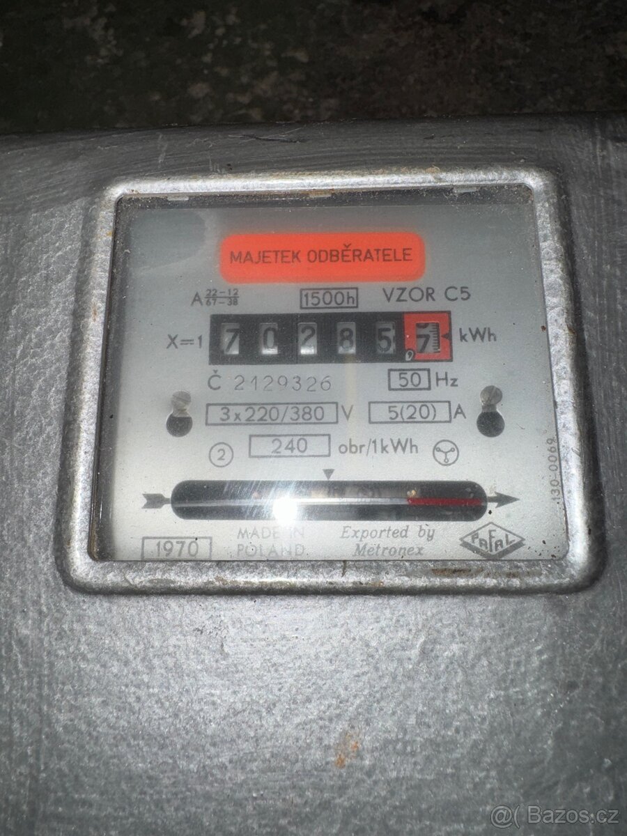 Starý elektroměr - 8