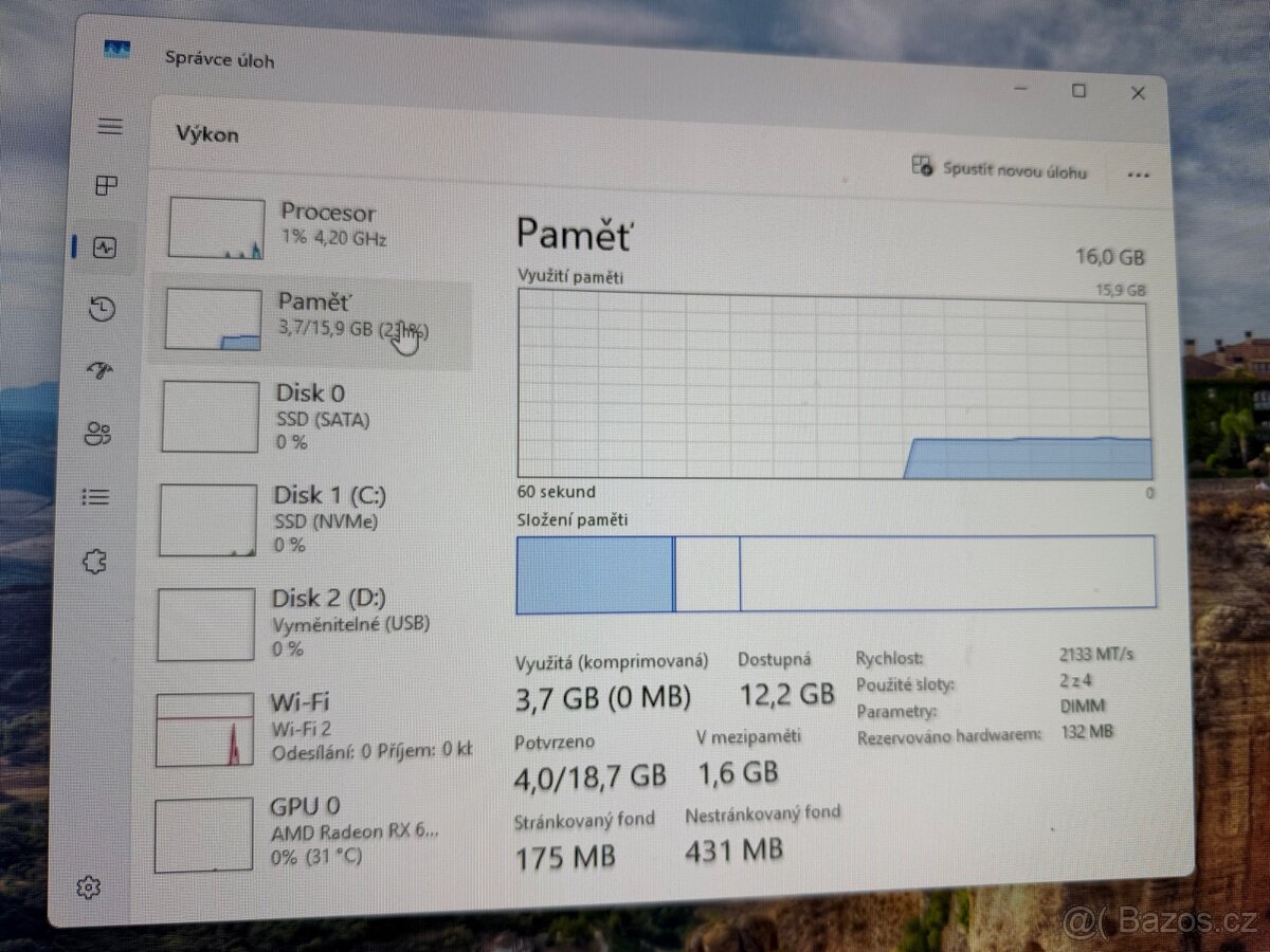 Herní Pc Xtx 6600 Ryzen 7 5700 - 8