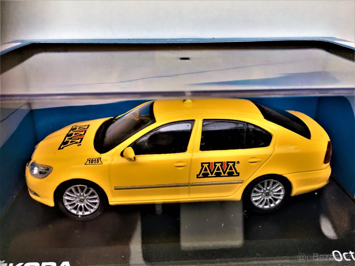 Model ŠKODA Octavia II (FL 2008) "AAA TAXI" Abrex 1/43 - 8