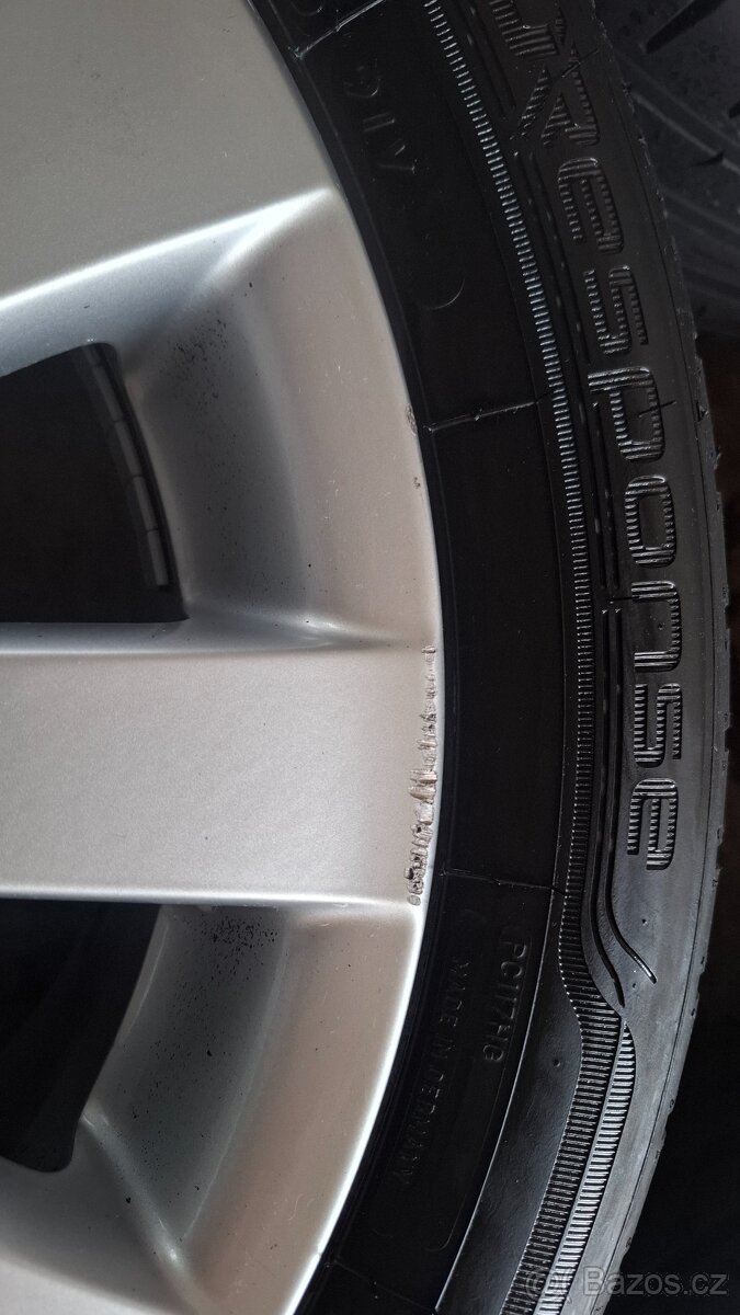 ALU kola Volkswagen 5x112 R16 s pneu Dunlop - 8