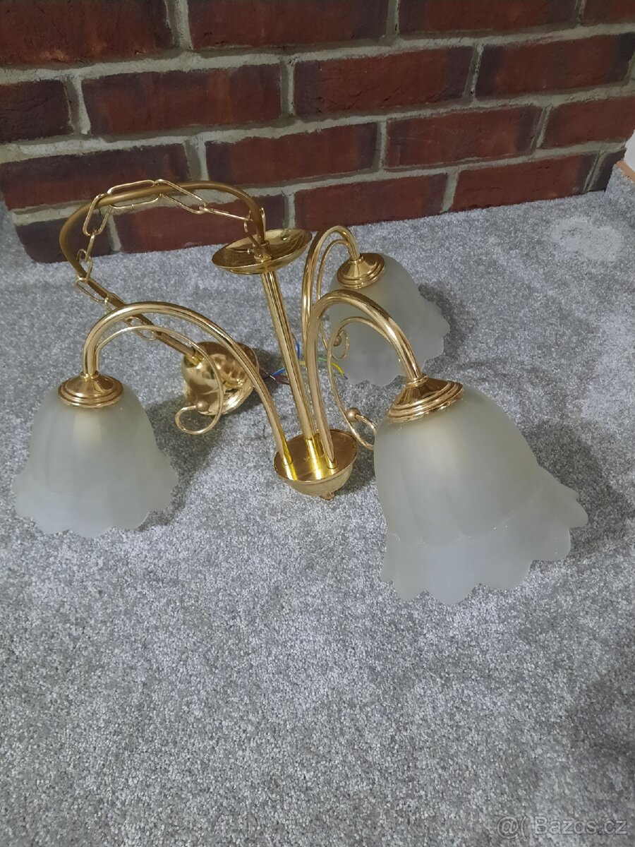 Vintage elegantní 3 ramenný lustr/osvětlení
v Praha - 8