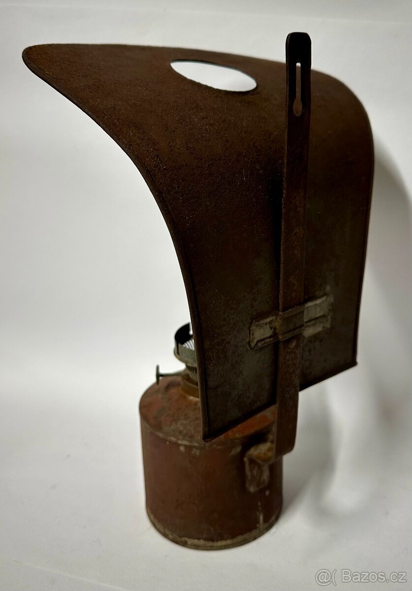 Stará lampa petrolejka NEBĚŽNÁ krásná dekorace - 8