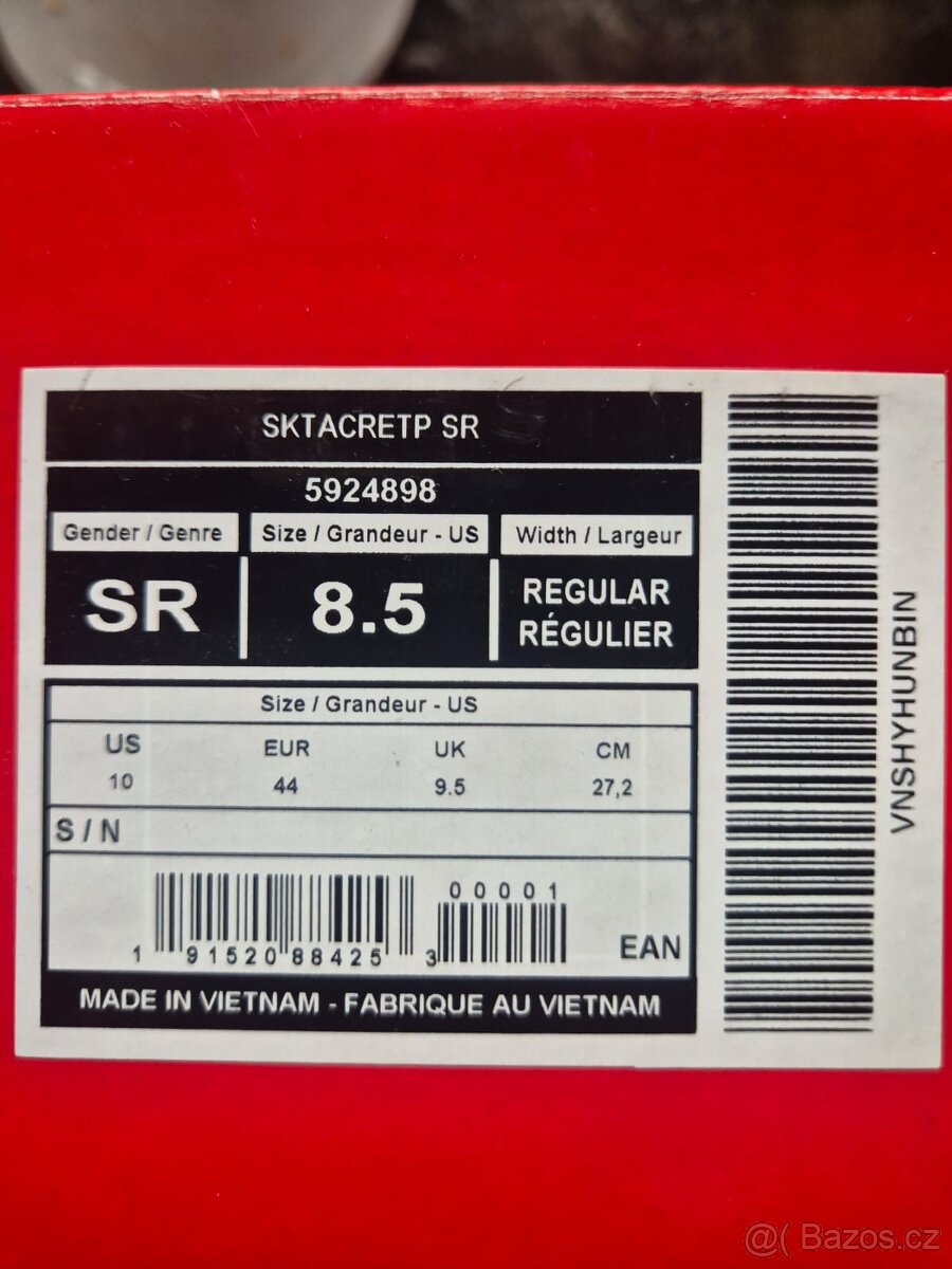 Brusle CCM Tacks XF Pro 652 vel. 8,5 - 8