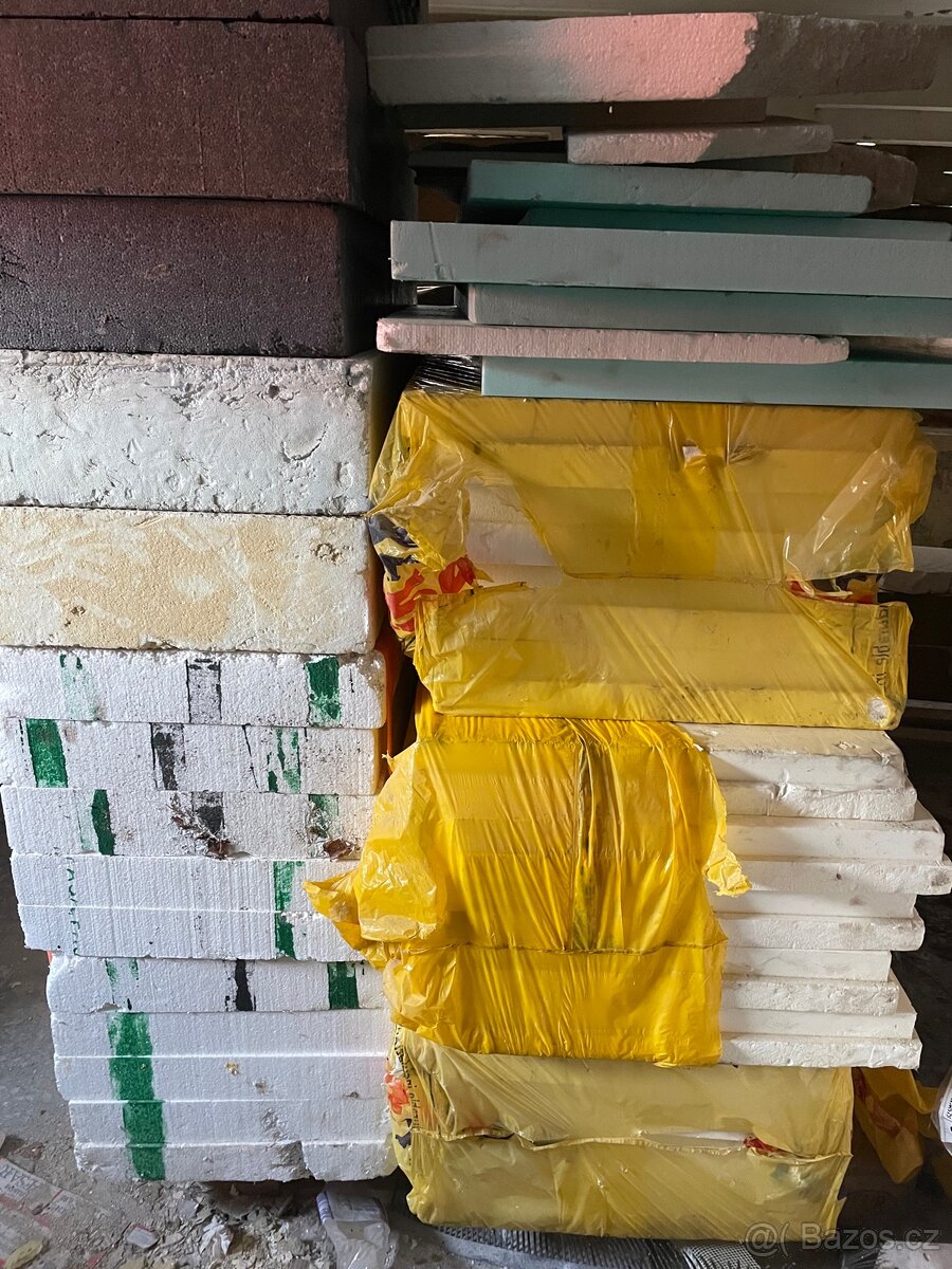Polystyren, extrudovaný polystyren, izolační vata - 8