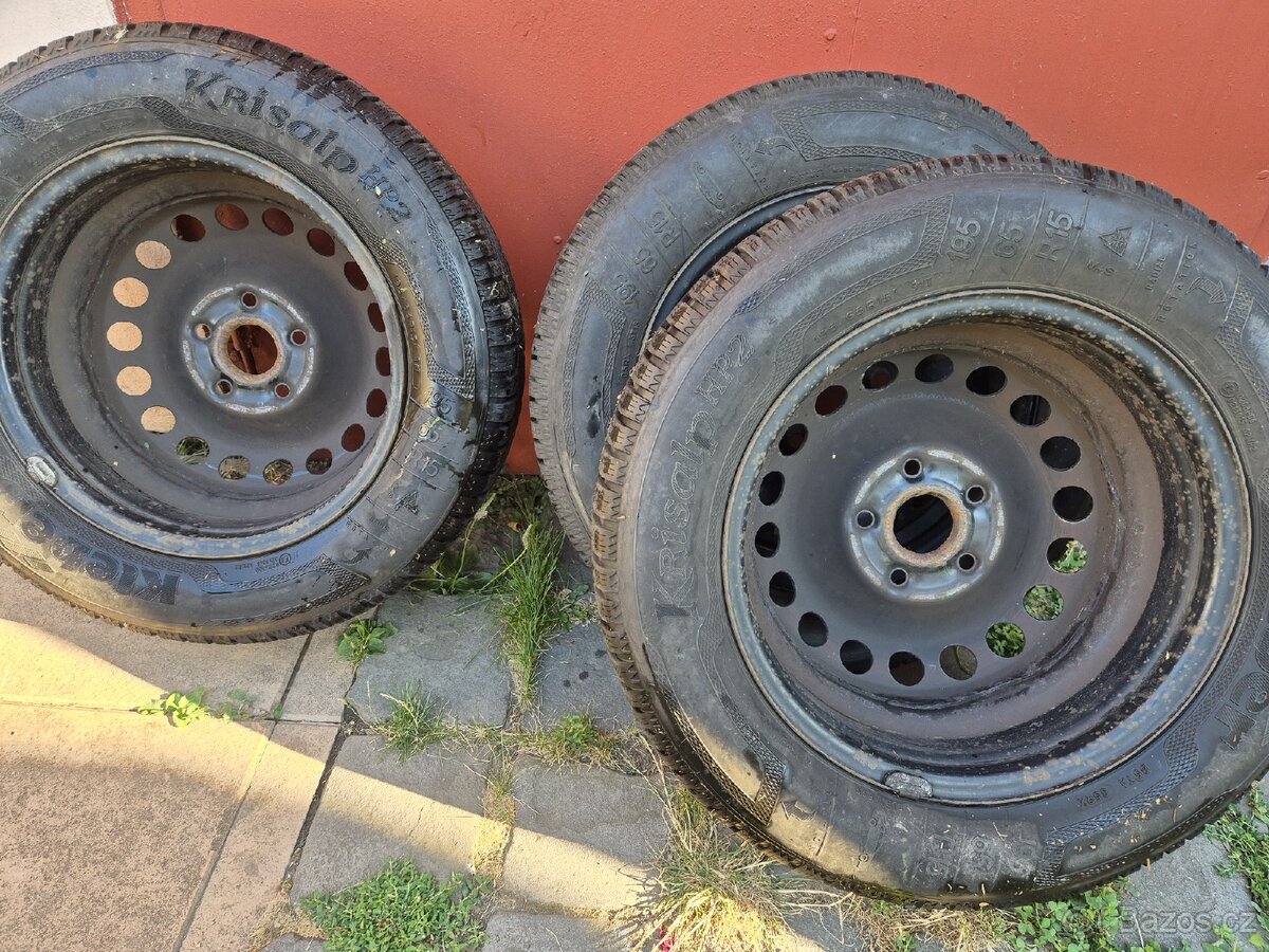 Plechové disky 6JX15 H2 15"I. Na zimních pneu. - 8