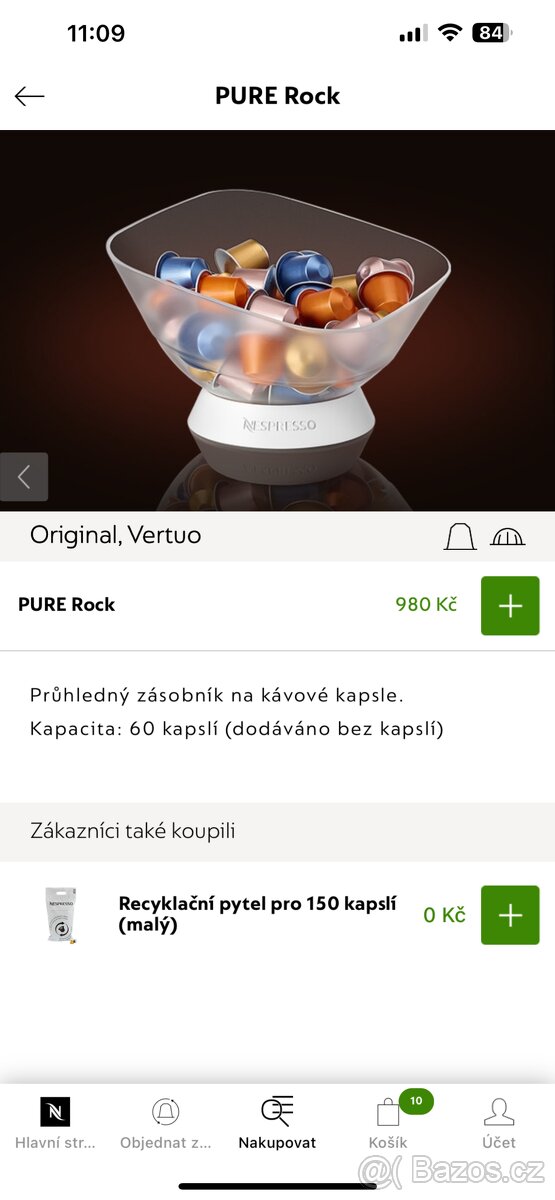 Kavovar Nespresso essenza mini piano - 8