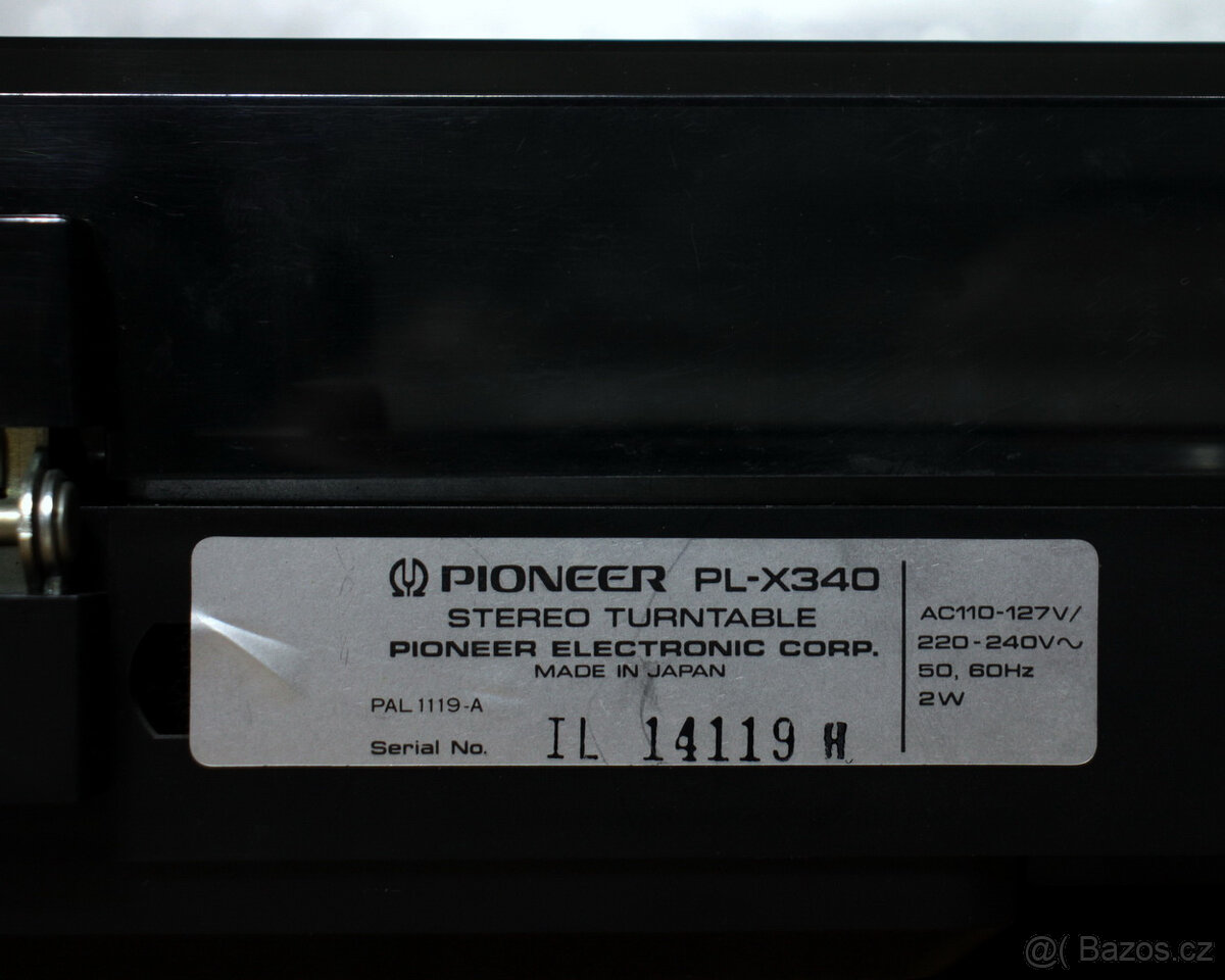Gramofon Pioneer PL-X 340. - 8