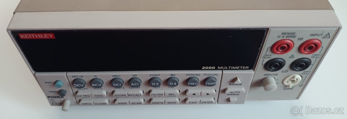 # Přesný 6½ místný multimetr KEITHLEY 2000 # - 8