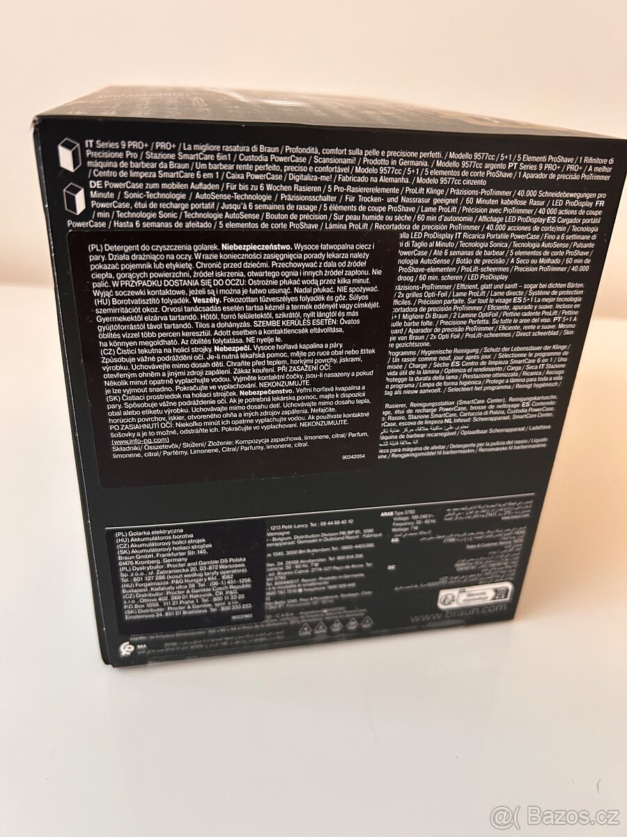 Moderní holící strojek Braun Series 9 Pro+ 9577cc Silver - 8