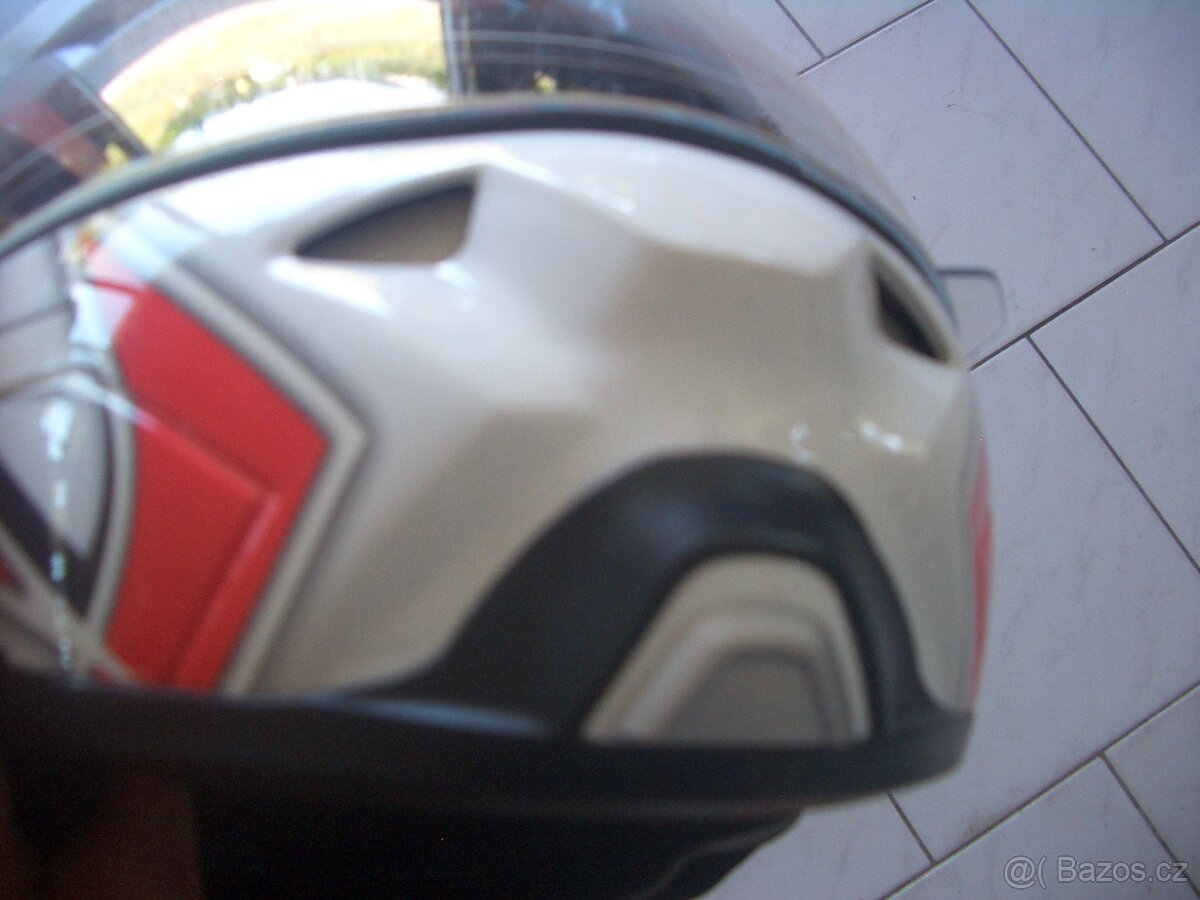 Integrální přilba Maxx Tricolor se sluneční clonou -VÝPRODEJ - 8