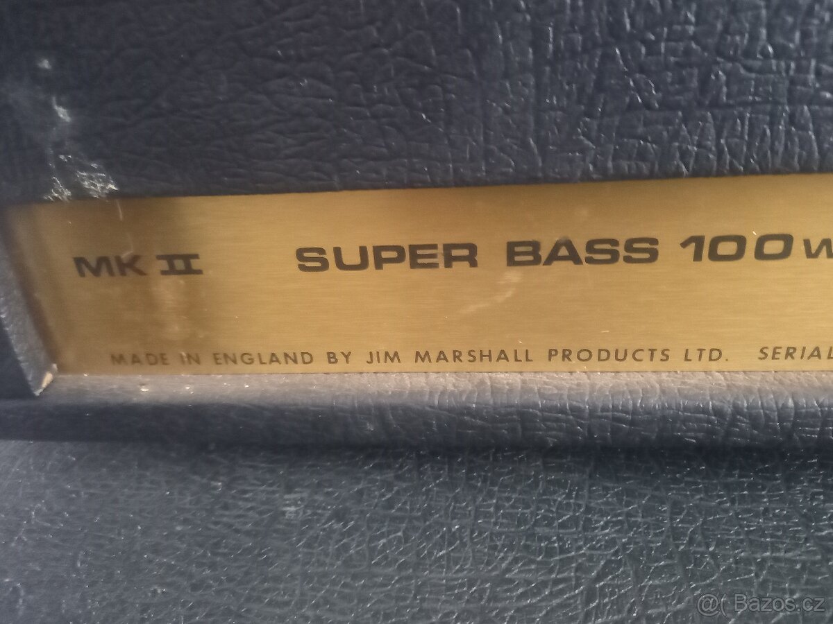 Marshall bass box + Marshall amp - 8