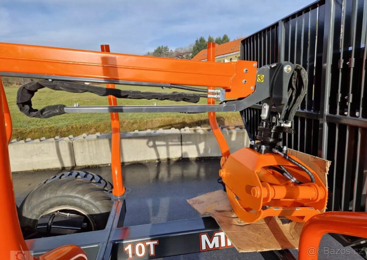 Vyvažecí vlek vyvažečka, vývozka MTM 10T Ruka 6.6m - 8