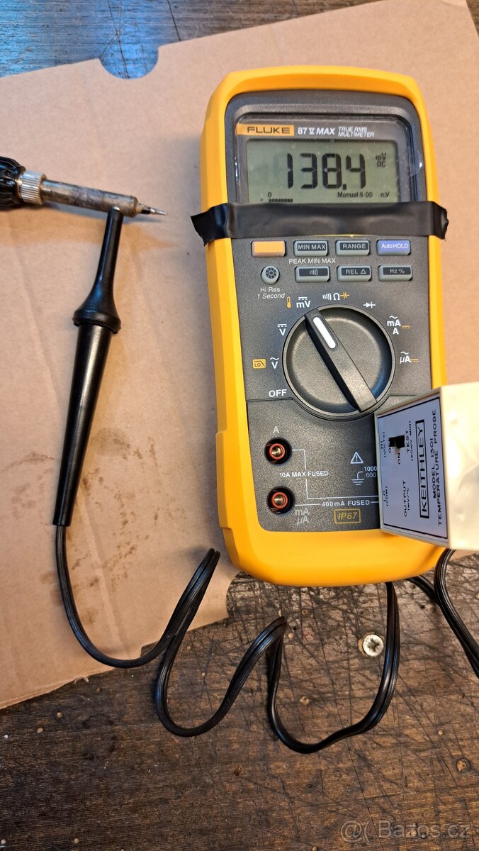 Keithley 1301 kontaktní teplotní sonda + adaptér - 8