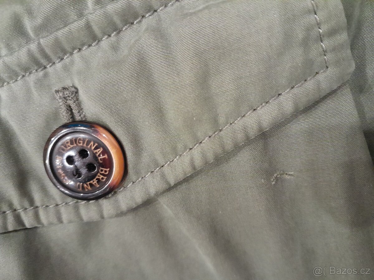 Zimni bunda v barvě zelené - 8