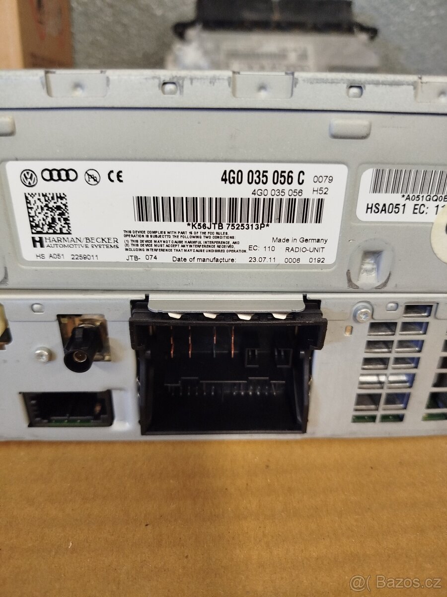 Rádio Audi A6 c7 - 8