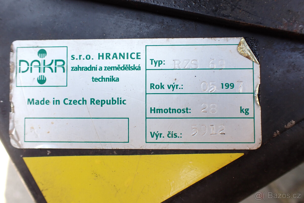 vari - bubnová sekačka DAKR RZS-69 s pojezdem - 8