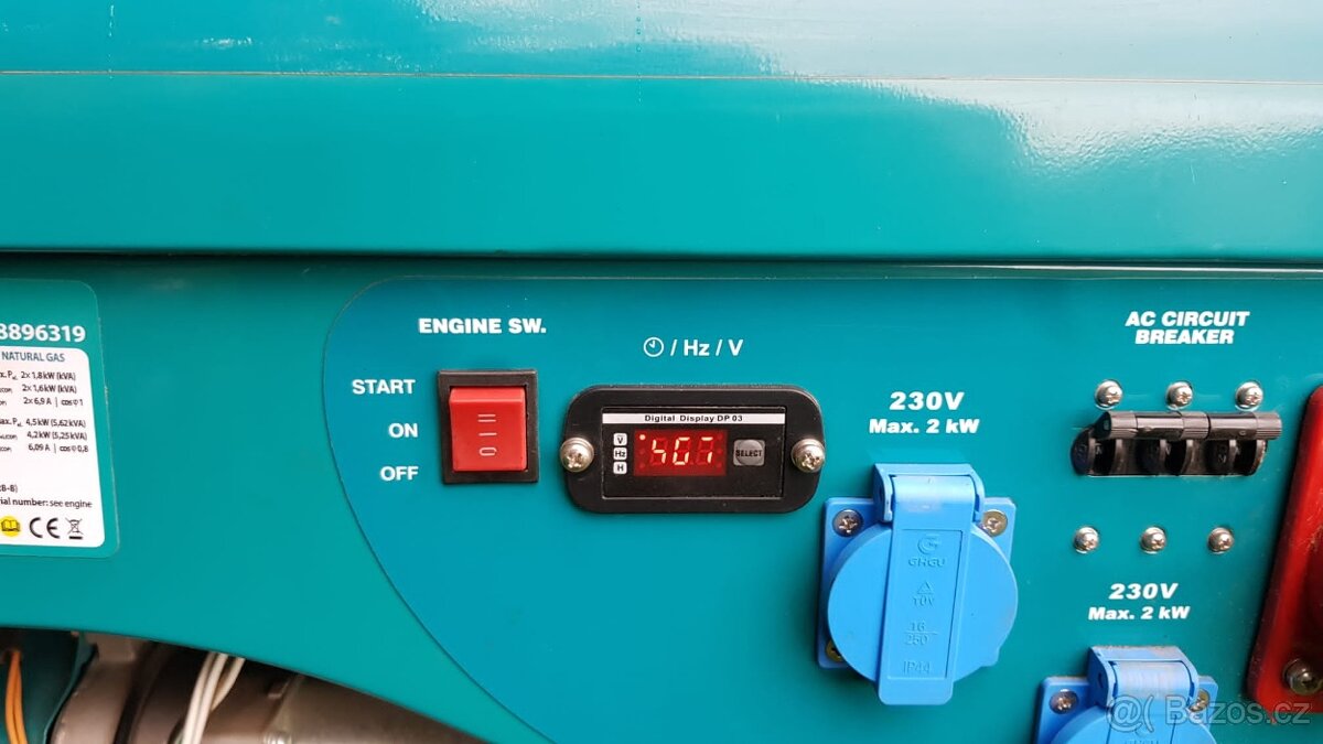 Elektrocentrála Heron LPG/benzín - 8